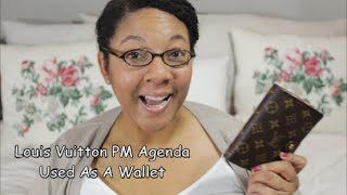 Louis Vuitton PM Agenda  Using As A Wallet [upl. by Philoo]