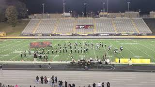 Oakdale High School Marching Band at MMBA State Championships at Towson University on 11224 [upl. by Nolur]