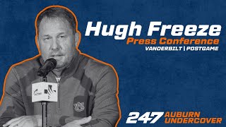 Auburn HC Hugh Freeze  Vanderbilt loss [upl. by Breen]