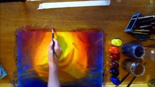 Wet on Wet watercolour painting  Sailing 3 by Sharon D Clifford full version [upl. by Kcirdneh200]