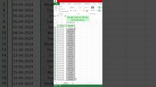 Unlocking the Secrets Turn Days into Weekdays in Seconds 🌟excel shorts [upl. by Ecinwahs]
