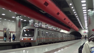 Greek railways  At Keramikos station line 3 of Athens Metropolitan railway [upl. by Ynnohj272]