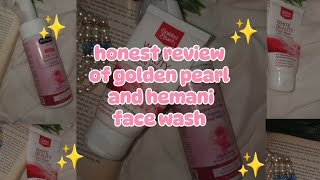 which face wash is better hemani vs golden pearl honest review [upl. by Nomelif]