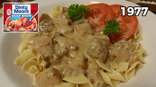 Dinty Moore Beef Stew Stroganoff Recipe [upl. by Liebermann]