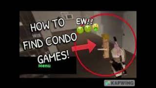 How to find condo scented con games on roblox 2022 Link in Pinned Comment [upl. by Fishbein]