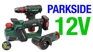 Parkside 12v Planer Mini Grinder Drilldriver Video 529 [upl. by Halla]