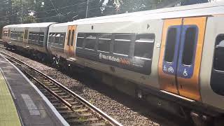 VOLUME WARNING West Midlands Railway 323222 and 323215 Departs Barnt Green [upl. by Slyke]