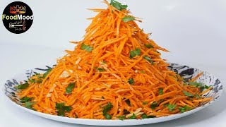 Carrot Salad Морковь покорейски  طرز تهیه سلاد زردک  سلاد هویج [upl. by Giess]