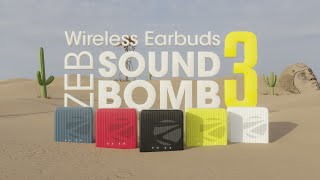 Wireless Earbuds  ZebSoundBomb3  Zebronics [upl. by Dorcus]