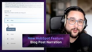 Have AI Read Your Blog For You 🤖 NewInHubSpot [upl. by Ayotahs935]