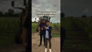 POV wine trip in SaintÉmilion 🏰🍷 [upl. by Starr]