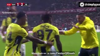 Allan SaintMaximin Goal Samsunspor Vs Fenerbahçe 12 All Goals Analysis amp Extended Highlights [upl. by Gnilhsa]