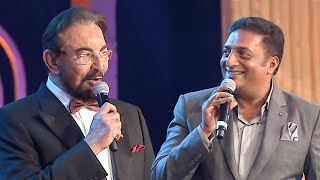 Versatile actor Prakash Raj expressed his admiration for Kabir Bedi on the South Movie Awards stage [upl. by Amend]