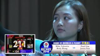 DARTSLIVE OPEN 2016 MALAYSIA ASAHI 01 DOUBLES A FLIGHT FINAL [upl. by Nyladnarb]