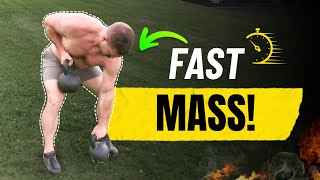 INTENSE Kettlebell Workout For Chest amp Back Gains  Coach MANdler [upl. by Neelhtak647]