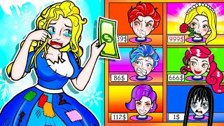 🐾paper dolls🐾 Poor Elsa Frozen Become Princess vs Rich Evil Friend  Rapunzel Family [upl. by Grevera880]