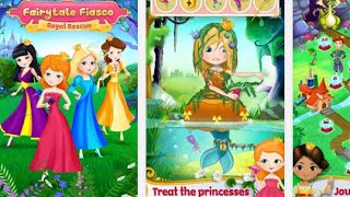 Fairytale Fiasco Royal Rescue Android İos Tabtale Free Game GAMEPLAY VİDEO [upl. by Einaej]