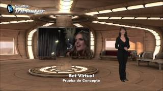 Prueba de concepto Transicion  Set Virtual Newtek Tricaster [upl. by Dolf]