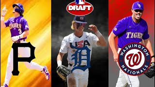 My Full 2023 MLB Mock Draft  MLB Comps for Each Draftee Max Clark Dylan Crews Skenes and More [upl. by Daigle]