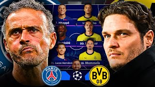 PSG vs Dortmund Tactical Preview Lineups amp Prediction [upl. by Herates]