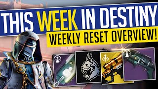 Destiny 2  THIS WEEK IN DESTINY  Exotic Mission BRAVE Weapons Bonus XP amp More  9th April [upl. by Faro]