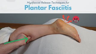 FOOT MASSAGE Tutorial Pt 1 Myofascial Release for Plantar Fasciitis [upl. by Anilef]