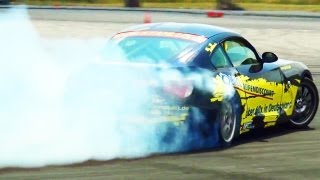 BMW Syndikat Asphaltfieber Drift Drifting 3er 5er 6er Z4 Tire Smoke Drifts [upl. by Nairdad573]