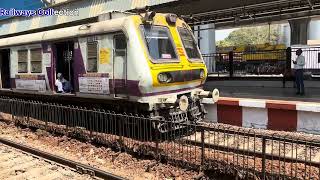 Sewri Railways Station Mumbai ll Mumbai Local Train Arrivel and Departure from Sewri Railways Statio [upl. by Nairret785]