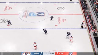 NHL 23 USA  Česko ms v hokeji 2024 🥅🏒 [upl. by Reinertson]