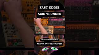 FAST EDDIE  ACID THUNDER  Live acid techno remix on the Behringer RD9  EDGE  CRAVE amp TD3MO [upl. by Mert]