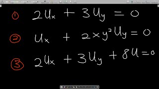 Method of Characteristics Solving first order homogeneous Partial Differential Equation [upl. by Ybrad]