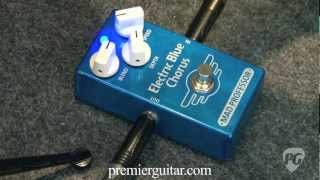 Musikmesse 12  Mad Professor Electric Blue Chorus Demo [upl. by Deeraf]