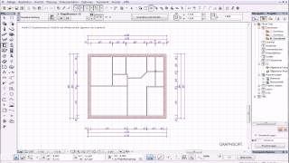 Archicad 16 Basics 6 Tut automBemassungen  Fenster Türen [upl. by Reinhold500]