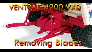 VENTRAC 4200 VXD  Removing Blades [upl. by Norrab352]