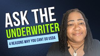 4 Reasons Why You Cant Do a USDA Loan  Firsttime buyers beware [upl. by Hortensia538]