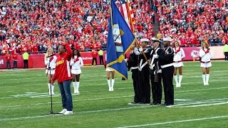 National Anthem Performances Willis White at Arrowhead Stadium [upl. by Kcitrap]