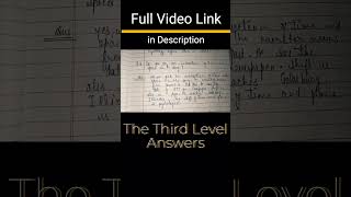 The Third Level Class 12 Question Answers  Vistas Question Answers Chapter 1 Class 12 shorts cbse [upl. by Loma814]