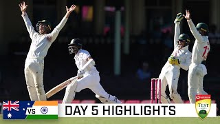 Brave India pull off the great escape at the SCG  Vodafone Test Series 202021 [upl. by Layney]