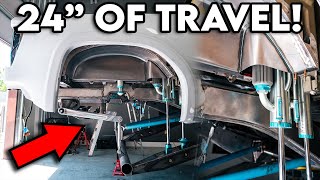 Kibbetech BedCage Install  We Find Out How Much 4 Link TRAVEL  2023 GMC Prerunner Suspension [upl. by Etteiram975]