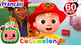 Les Pompiers  CoComelon en Français  Chansons pour bébés [upl. by Airdnek]