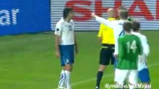 Corner Kick FAIL  Italy vs Northern Ireland 08102010 [upl. by Ardnik531]