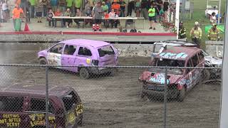 2022 Boonville Fair Evening Demo Derby Heat 6 Vans [upl. by Sseb]