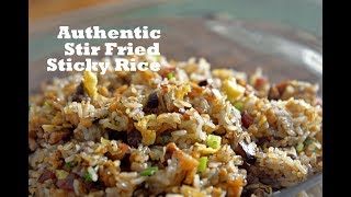 How to Make Cantonese Stir Fried Sticky Rice 生炒糯米饭 [upl. by Kciremed]