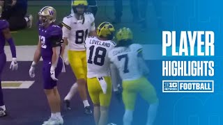 Colston Loveland Highlights vs Washington  Michigan Football  10052024 [upl. by Nailimixam]