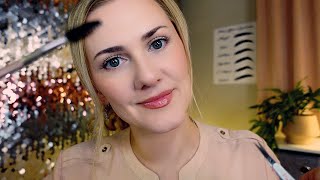 Detailed Brow Shaping amp Tinting 🖊 ASMR Closeup Whisper [upl. by Nalac]