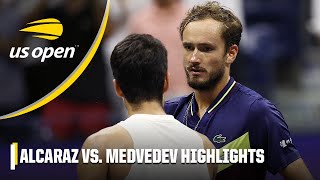 Carlos Alcaraz vs Daniil Medvedev Full Match Highlights  2023 US Open Semifinals [upl. by Lyns]