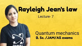 Rayleigh Jeans Law  Black Body Radiation  Quantum Mechanism  IITJAM  GATE  BSc  MSc [upl. by Trimmer]