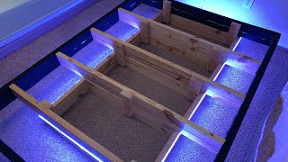 Queen Size DIY Floating Bed Frame [upl. by Selrahc]