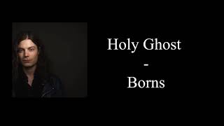 Karaoke BØRNS  Holy Ghost After Dark [upl. by Ytiak]