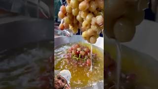 Turning Deep Fried Grapes into Real Grape Juice 🍇🤔 A Recipe You Need to See Shorts FoodHacks [upl. by Guthrie]